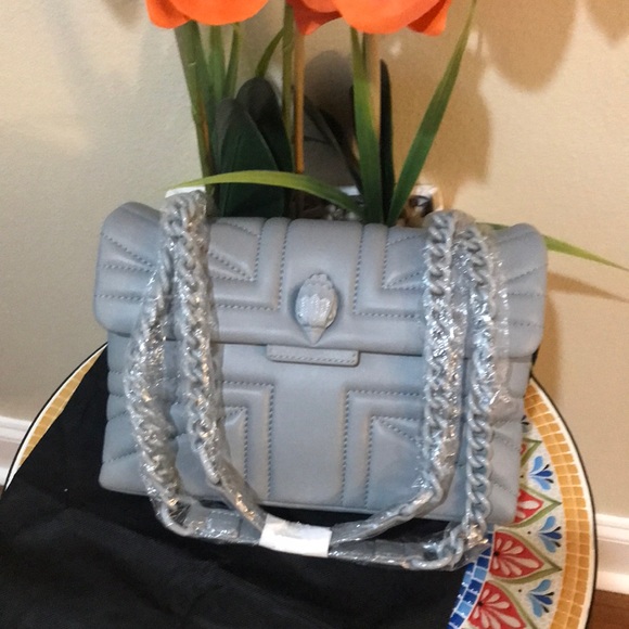 kurt Geiger London Kensington Leather Chain Strap Bag - Picture 16 of 17